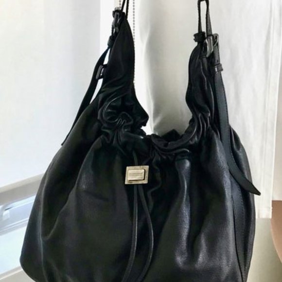 Burberry Black Leather Large Bag/Tote - Picture 10 of 10
